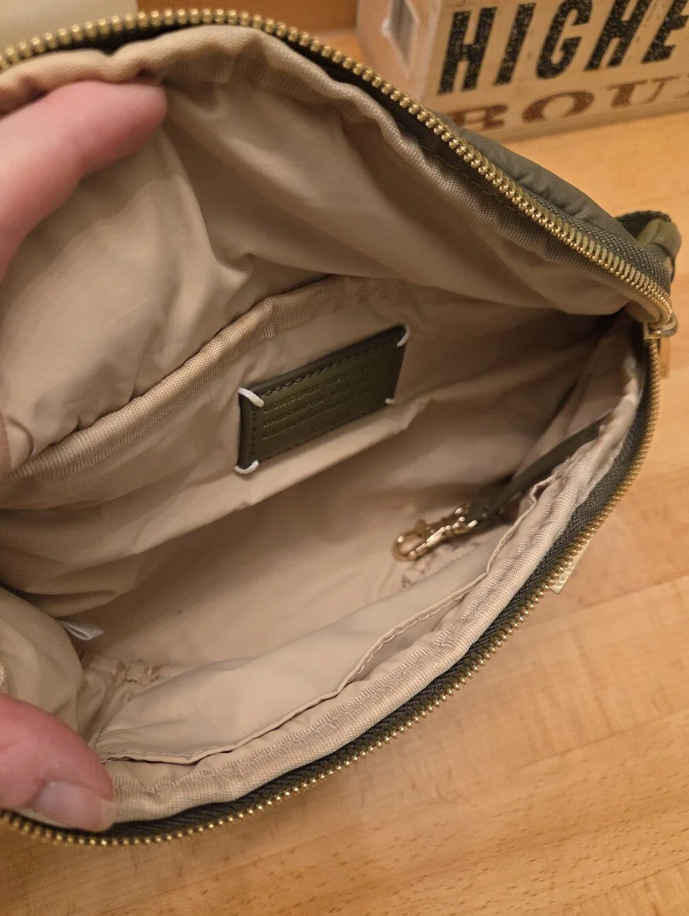 Caraa Small Sling Bag Olive Green Crossbody Purse